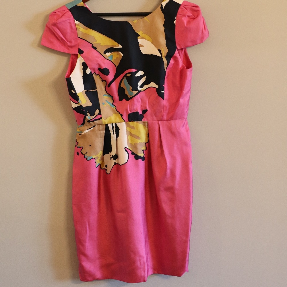 Tibi of New York Pink Silk Dress
